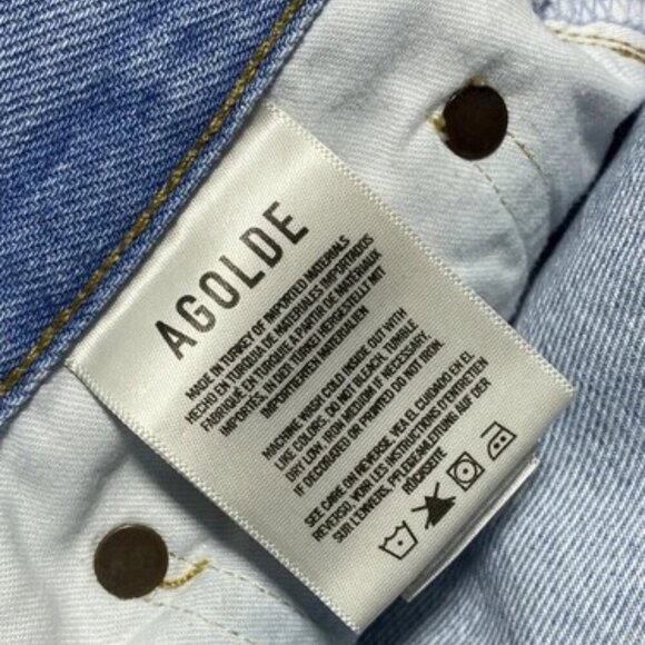 NEW AGOLDE  Los Angeles Womens Switch Blue Size 28 Revolve Loose Skinny Jeans - Picture 3 of 8